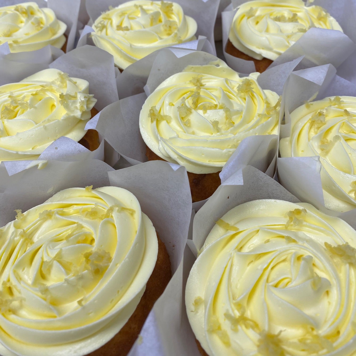Dairy Free Lemon Cupcakes - Gluten Free, Sugar Free, Low Carb